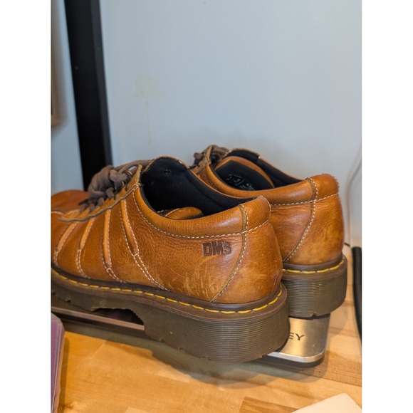 Dr Martens DMS Mens Brown Leather Lace Up Oxford Shoes Size 12 11UK 46EU C1 - Picture 4 of 10